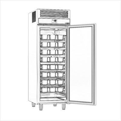 ../frankl24shop/Gefrierschrank Edelstahl _Liebherr_ 2_1GN, 230V - inkl. 6 Gitter